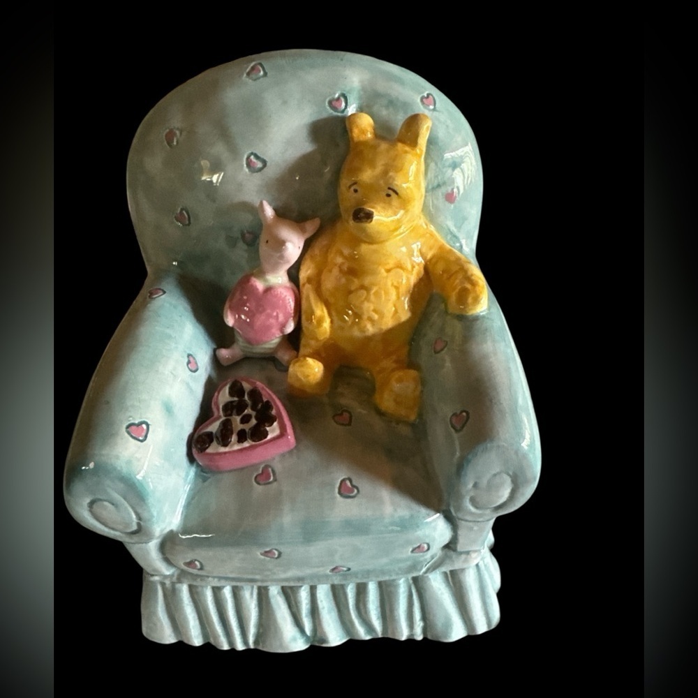 Licensed Winnie the Pooh and Piglet Ceramic Bank Figurine